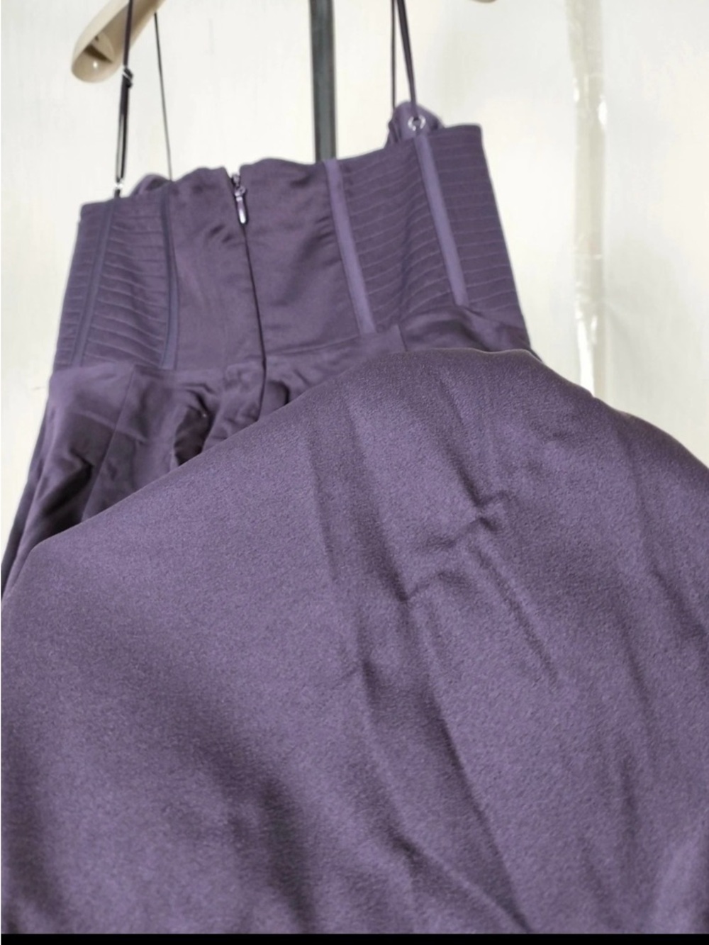 Elegant Purple Corset-Style Maxi Dress - Picture 5 of 5